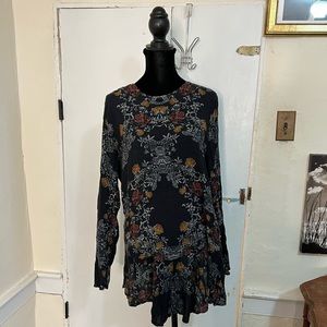 Low Back Drop Waist Dress